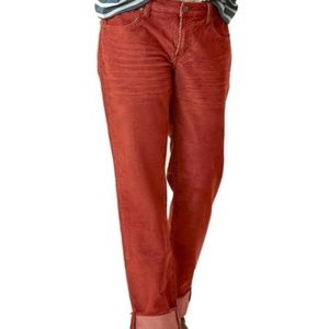 Carve designs Carson corduroy pant size 6